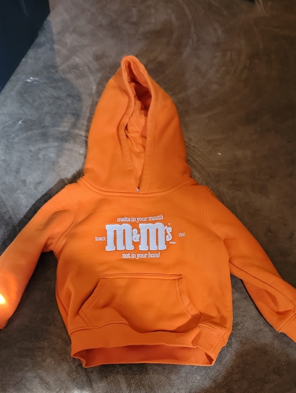 M&M's Kids Orange Logo Hoodie - Kids Shirts & Tops